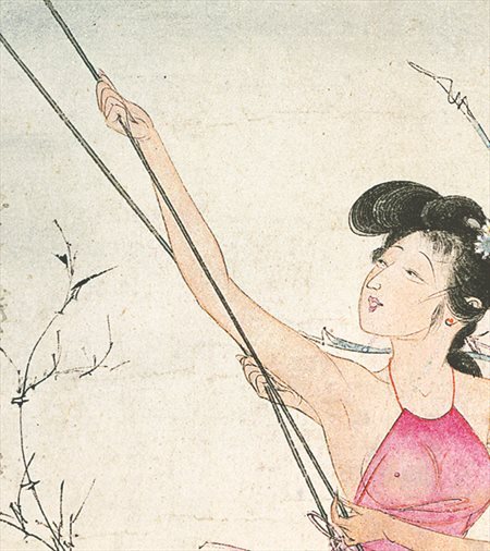 德兴-胡也佛的仕女画和最知名的金瓶梅秘戏图